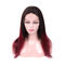 Pelucas de cordón auténticas del pelo de la Virgen, negras al cabello humano rojo de las pelucas de cordón de Remy proveedor