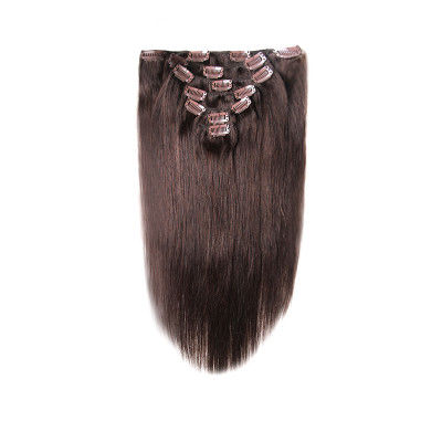 China El clip auténtico del cabello humano de 100 Remy en extensiones limpia de largo servicio del OEM de la trama proveedor