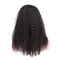 Pelucas de cordón reales del pelo de la Virgen del negro azabache, 100 rizados rizados de las pelucas de cordón llenas humanas proveedor
