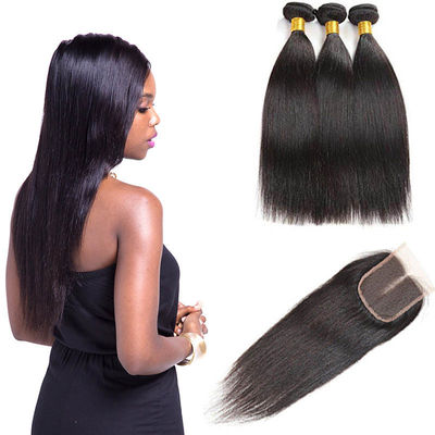 Paquetes indios sin procesar del cabello humano/ninguna armadura india de vertimiento del pelo de la Virgen ondulada proveedor