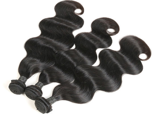 grado 7a 10-24 pulgadas del cuerpo negro de pelo corto natural brasileño de la onda proveedor
