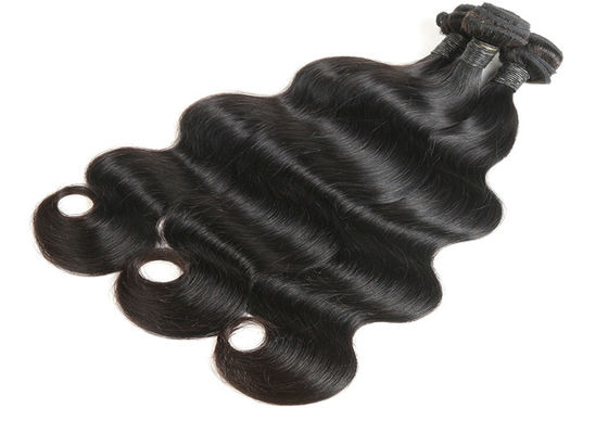 grado 7a 10-24 pulgadas del cuerpo negro de pelo corto natural brasileño de la onda proveedor